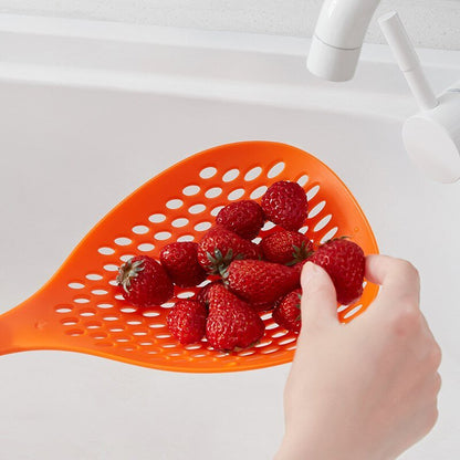 Durable Scoop Colander Strainer Spoon Plastic Water Scoop Colander For Cooking Baking Dumplings - DS Traders