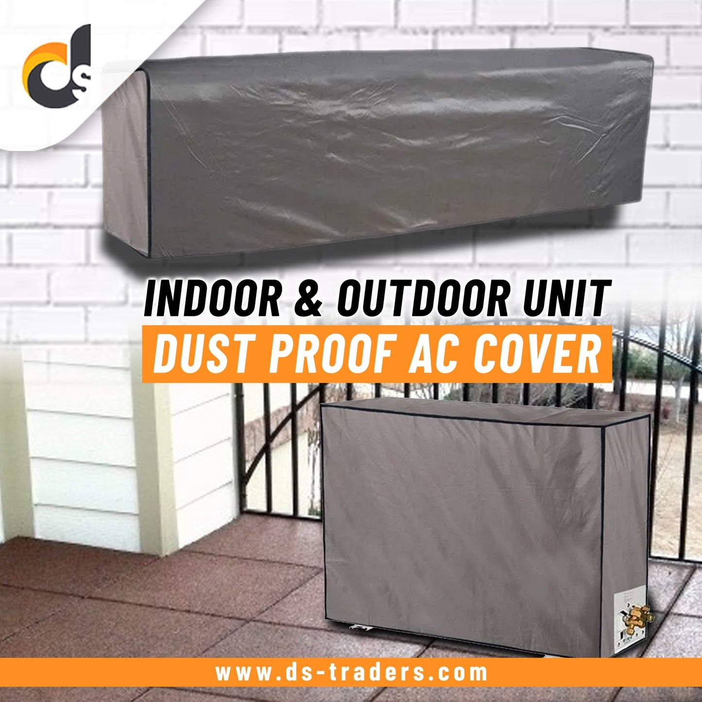 Dust & Proof AC Cover for Indoor & Outdoor Unit - DS Traders