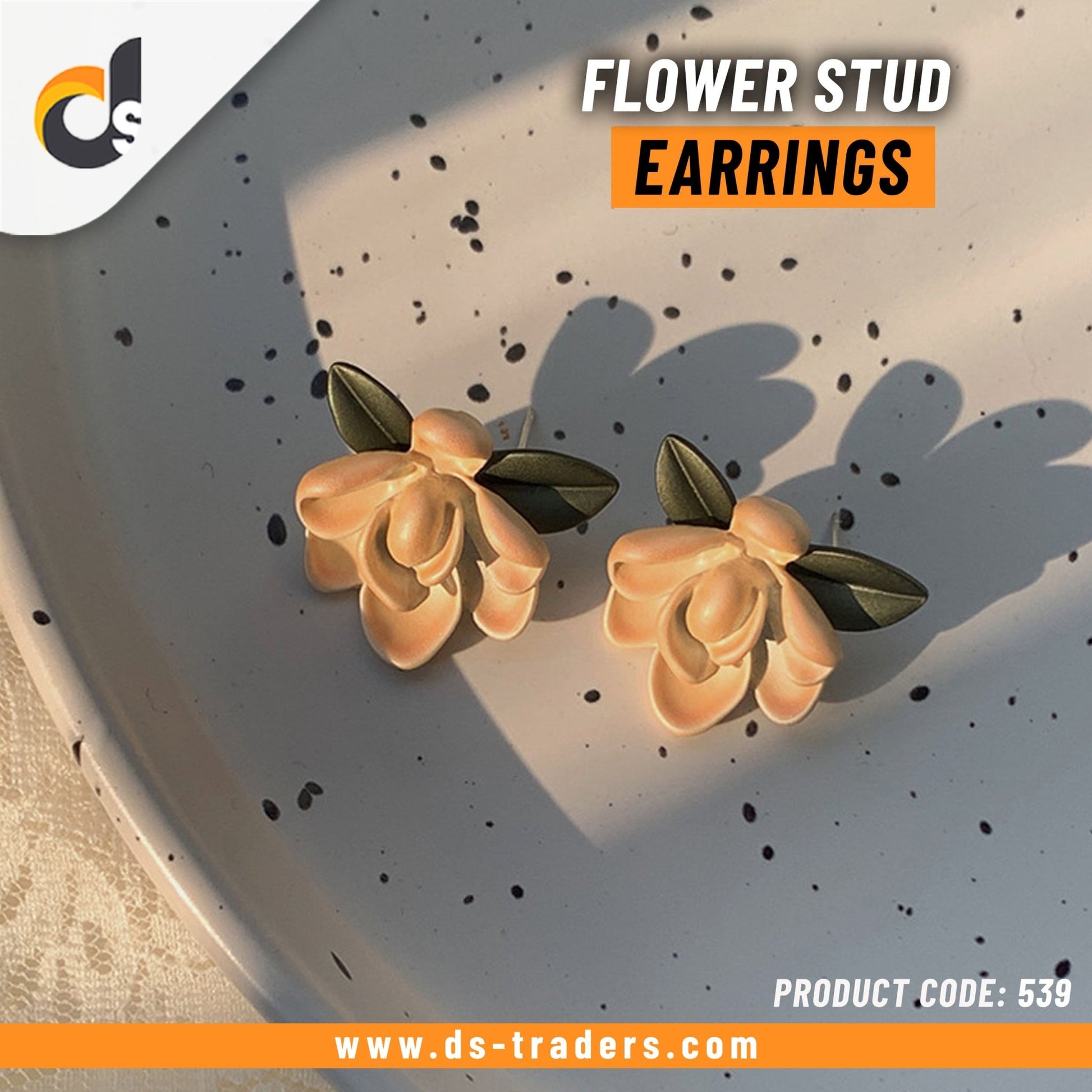 Fashion Flower Stud Earrings - DS Traders