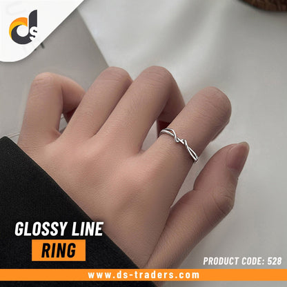 Fashion Glossy Line Ring - DS Traders