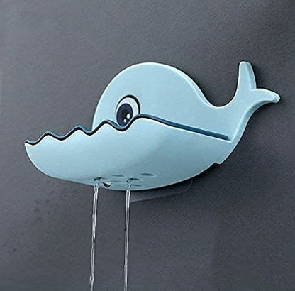 Fish Style Soap Dish, Wall Mount Strong Self-Adhesive - DS Traders