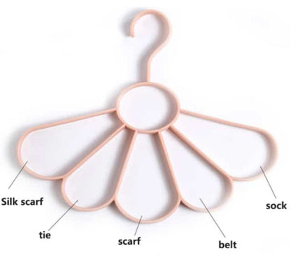 Flower Design 5 Ring Multipurpose Hanger - DS Traders