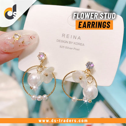 Flower Stud Earrings - DS Traders