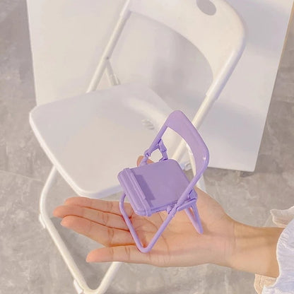 Foldable Chair Shape Mobile Phone Holder. - DS Traders