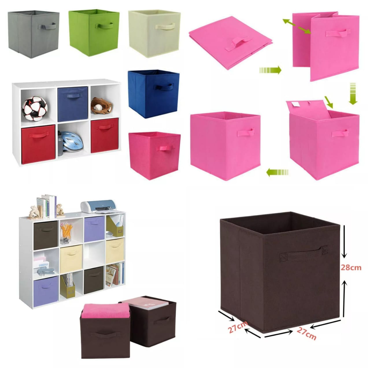 Foldable Cube Storage Box - DS Traders