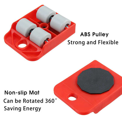 5 In 1 Furniture Transport Roller Set Removal Lifting & Moving Tool.