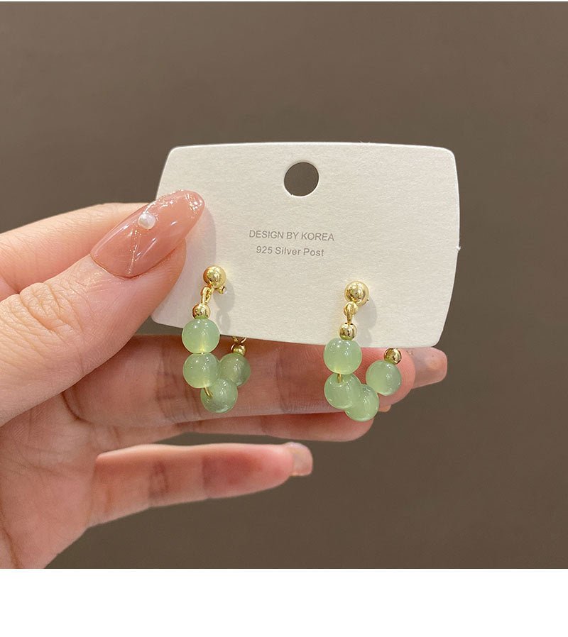 Green Grapes Earrings - DS Traders