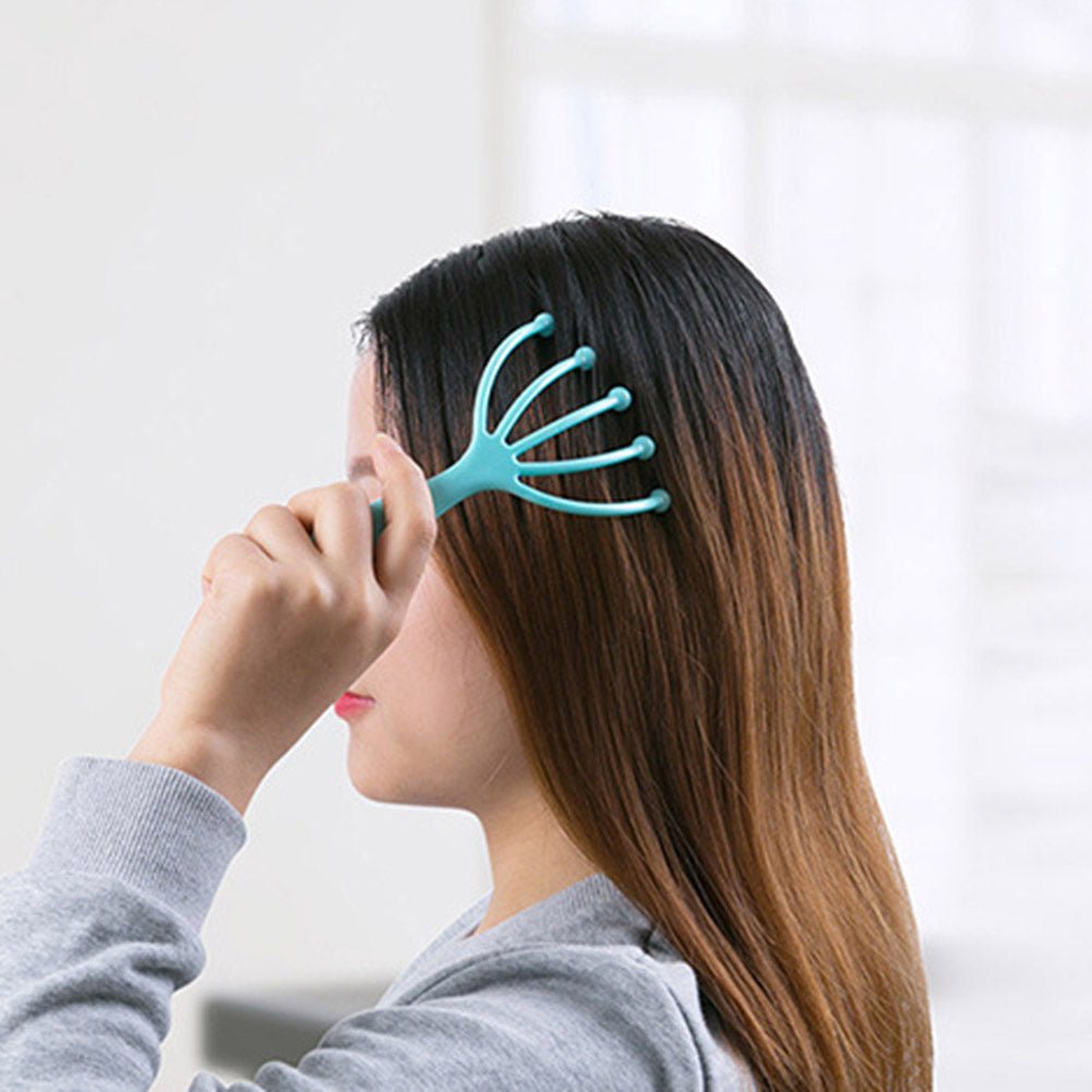 Handheld 5-Claw Head Massager Relieve Pain Stress Relax. - DS Traders
