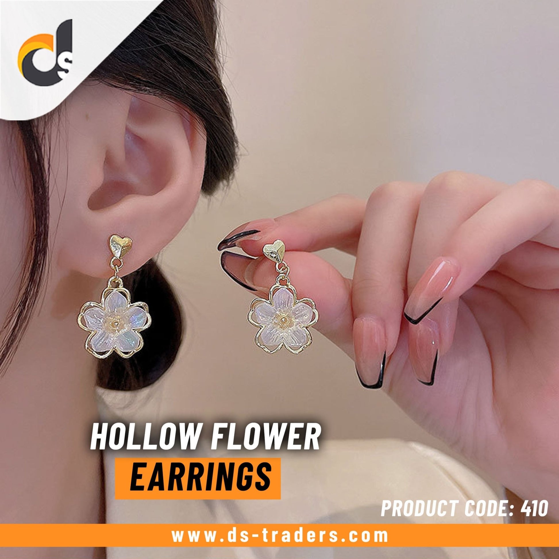 Hollow Flower Earrings - DS Traders