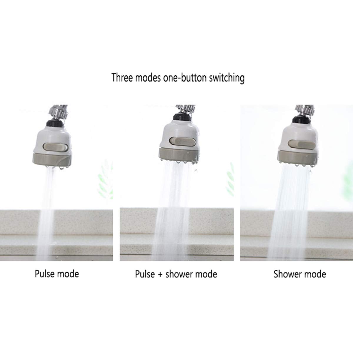 Kitchen Faucet Extender,3 Modes Position Adjustable Sink Faucet Sprayer - DS Traders