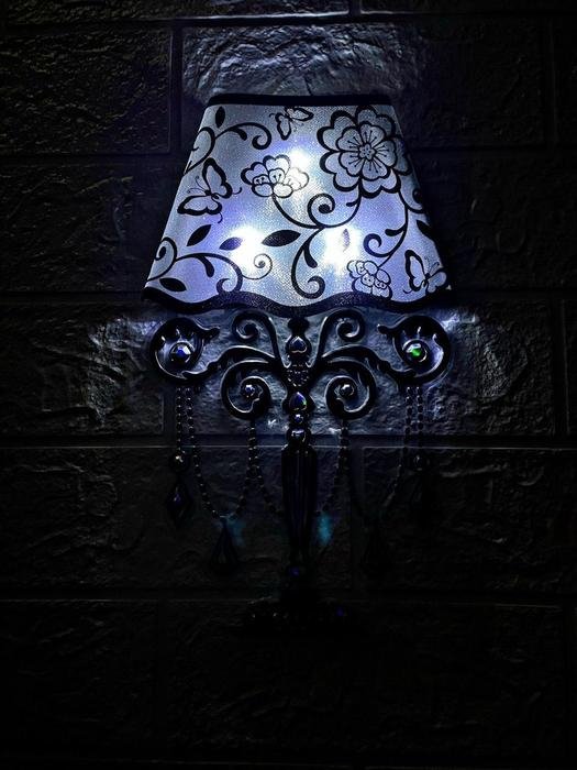 LED Lights Sticker 3D Embellishment Art Lamp Shape Attractive For Wall Decor - DS Traders