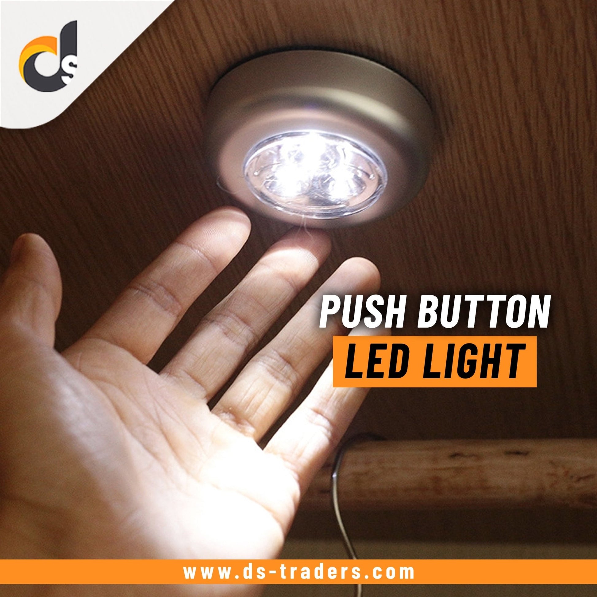 LED Push Button Tap Light - DS Traders