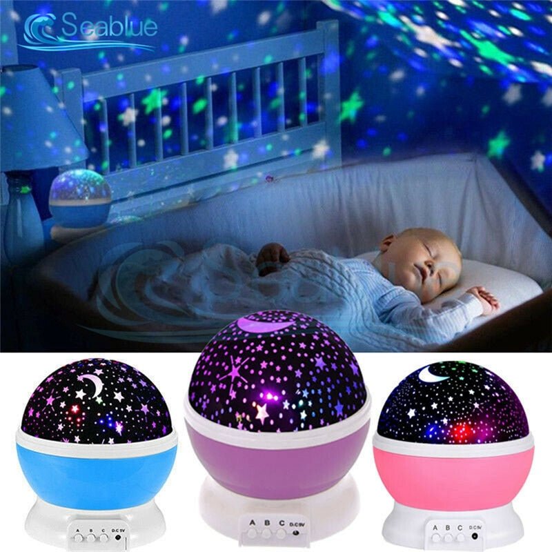 LED Rotating Starry Sky Star Master USB Projector Lamp. - DS Traders