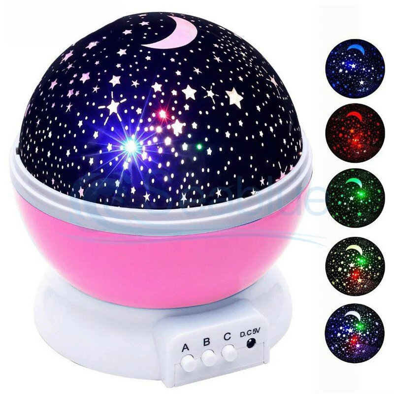 LED Rotating Starry Sky Star Master USB Projector Lamp. - DS Traders