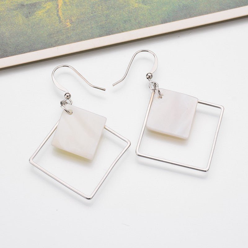 Love Square Earrings - DS Traders