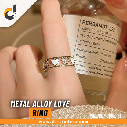 Metal Alloy Love Open Ring - DS Traders