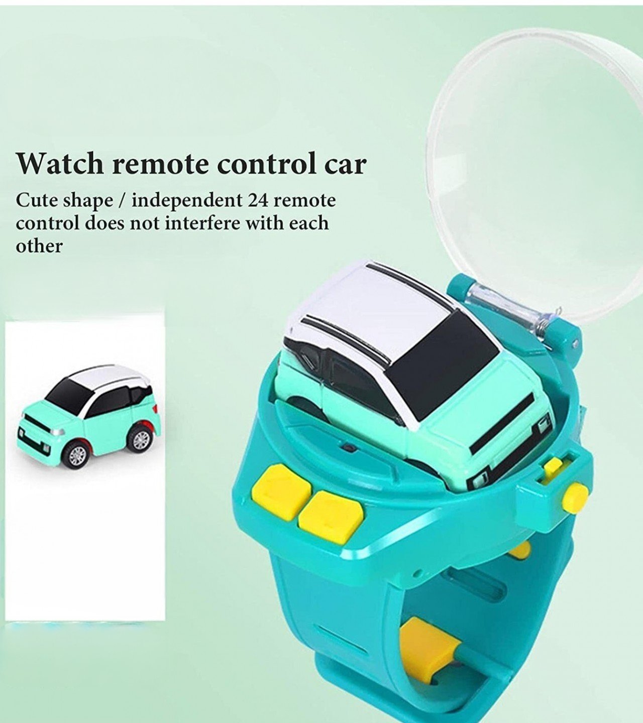 Mini Watch Speedup TeleCar , Rechargeable Watch Remote Control. - DS Traders