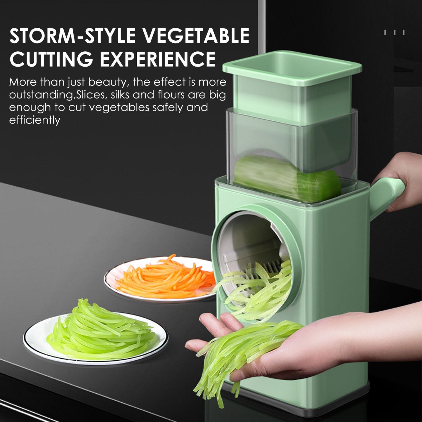 Multi-function Hand Rotary Vegetable Cutter. - DS Traders