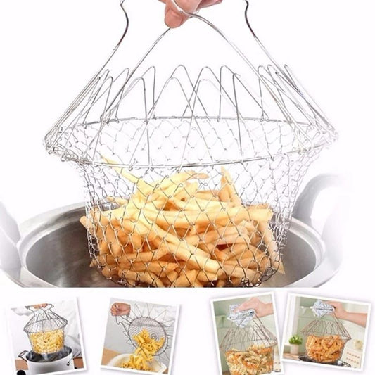 Multifunctional Foldable Chef Basket | 12 in 1 Kitchen Tool - DS Traders