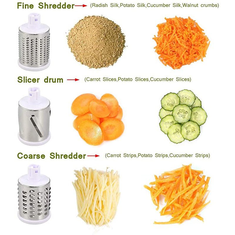 Multifunctional Manual Vegetable Drum Chopper. - DS Traders