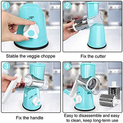 Multifunctional Manual Vegetable Drum Chopper. - DS Traders