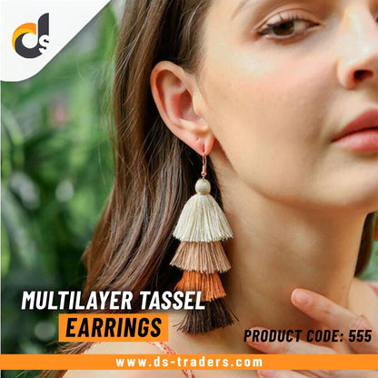 Multilayer Tassel Earrings - DS Traders