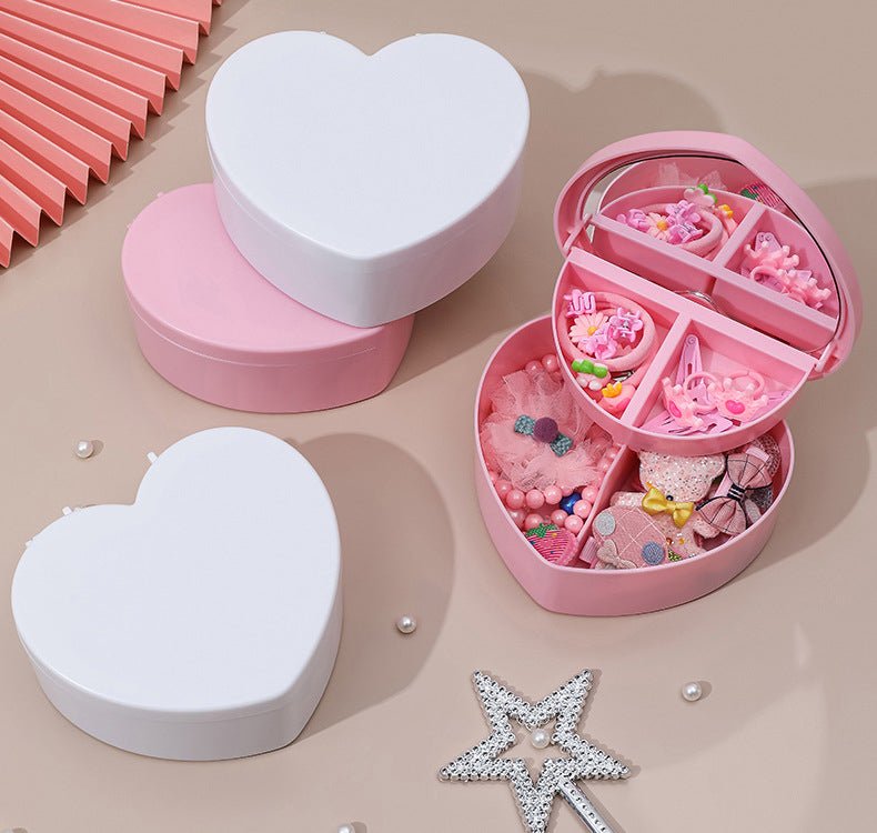 New Heart Shape Jewelry Storage Box. - DS Traders