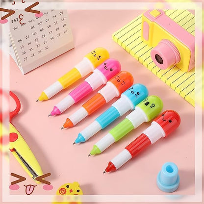 Pack Of 2 Fancy Creative Capsule Pill Design Ball Pen. - DS Traders