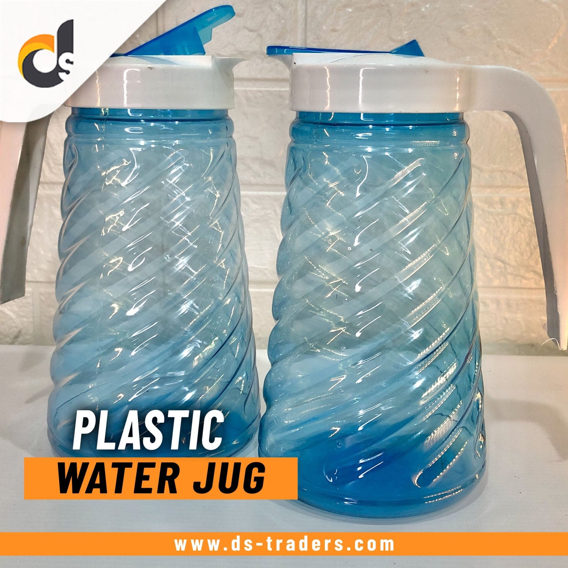 Pack Of 2 - Plastic Water Jug - DS Traders