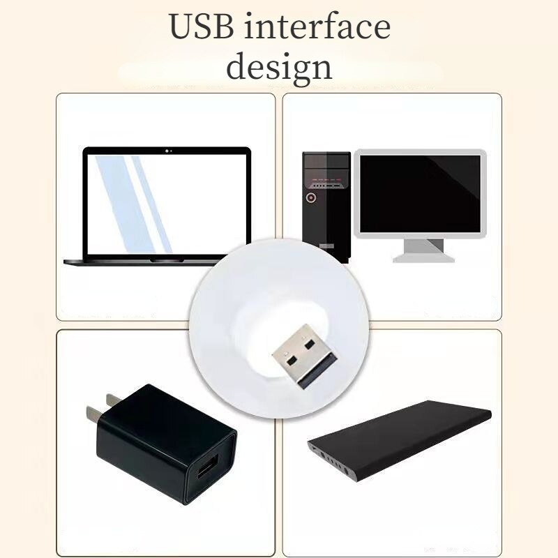Pack Of 2 - Pocket Mini LED Night Light USB Plug Lamp. - DS Traders