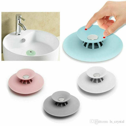 Pack Of 2 - Silicone Sink Drainer Filter for Kitchen & Bathroom - DS Traders
