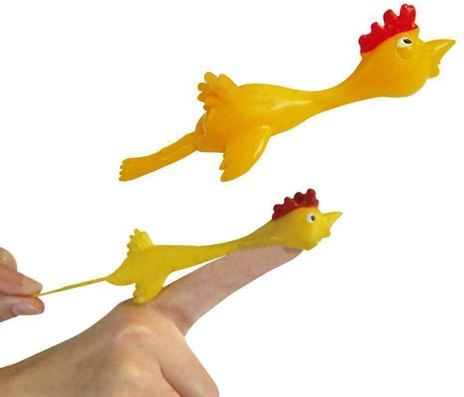 Pack Of 5- Slingshot Flying Chicken Toy - DS Traders