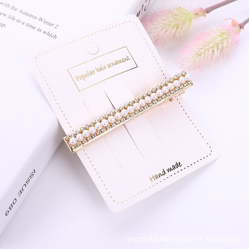 Pearl Diamond Hair Clip - DS Traders