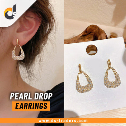 Pearl Drop Earrings - DS Traders