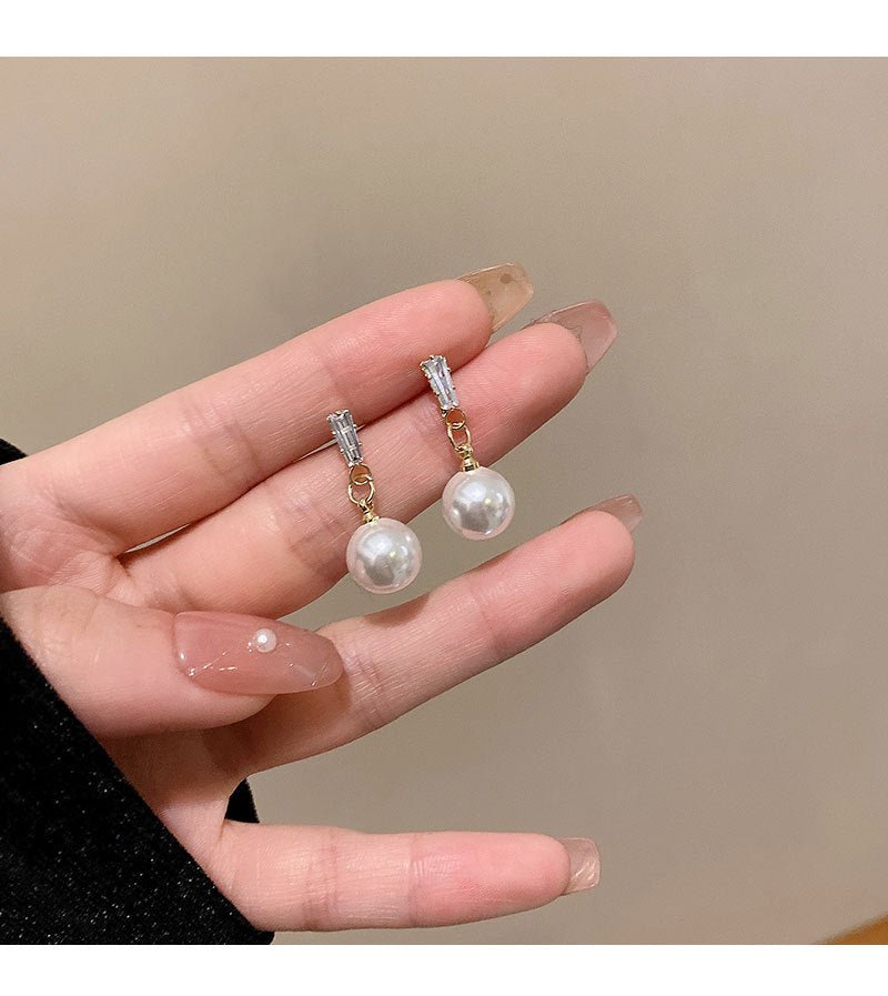 Pearl Drop Earrings - DS Traders