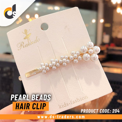 Pearls Beads Hair Clip - DS Traders