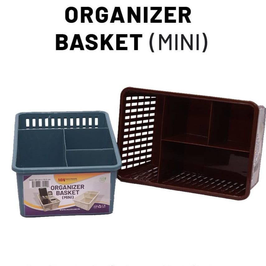 Plastic Basket for Kitchen- Fruit Vegetable Cabinet Organizer - Mini Size - DS Traders