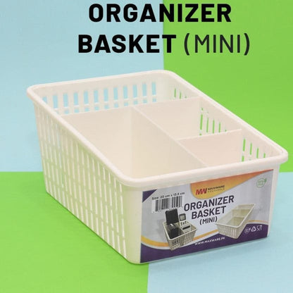 Plastic Basket for Kitchen- Fruit Vegetable Cabinet Organizer - Mini Size - DS Traders