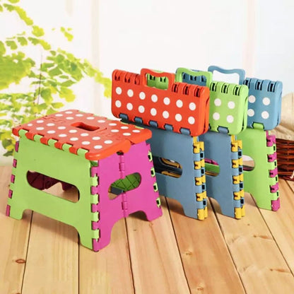 Plastic Portable Folding Stool for Kids - DS Traders