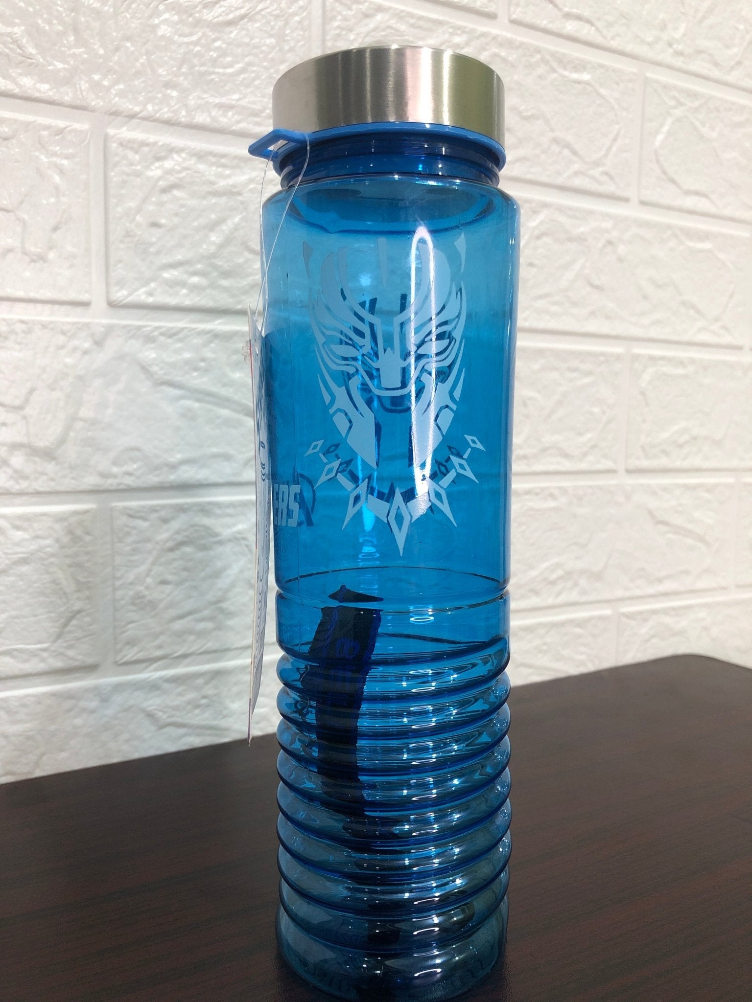 Plastic String Water Bottle With Steel Cap - DS Traders