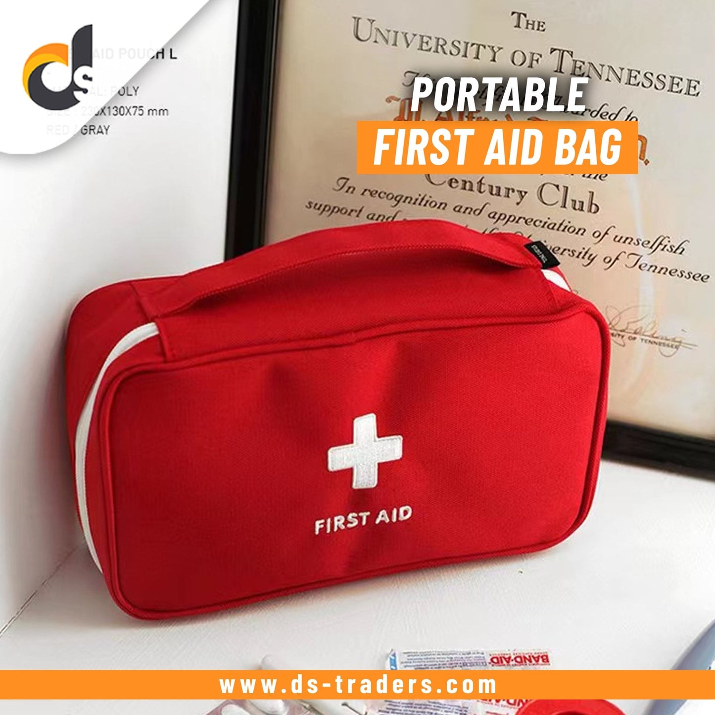 Portable First Aid Kit Bag - DS Traders