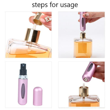 Portable Mini Refillable Perfume Bottle With Spray. - DS Traders