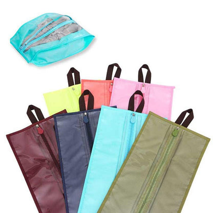 Portable Travel Waterproof Transparent Shoe Pouch. - DS Traders