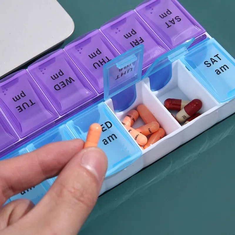 Portable Weekly Portable Travel Medicine Box - DS Traders