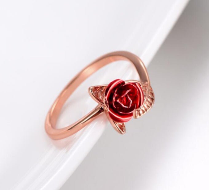 Rose Design Ring | Adjustable Size - DS Traders