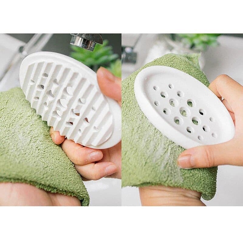 Silicon Non slip Soap Holder Dish Shower Storage - DS Traders
