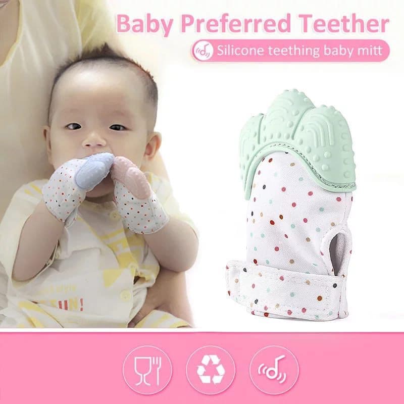 Silicone Baby Teether Mitten Glove - DS Traders