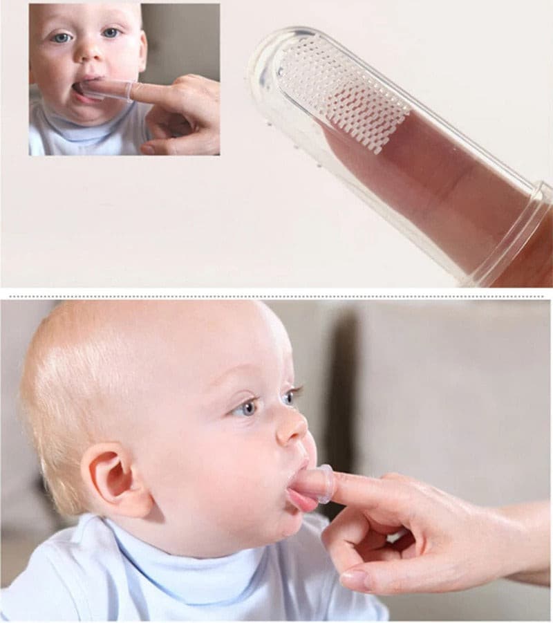 Silicone Finger Baby Toothbrush - DS Traders