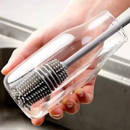 Silicone Long Handle Bottle Cleaning Brush - DS Traders