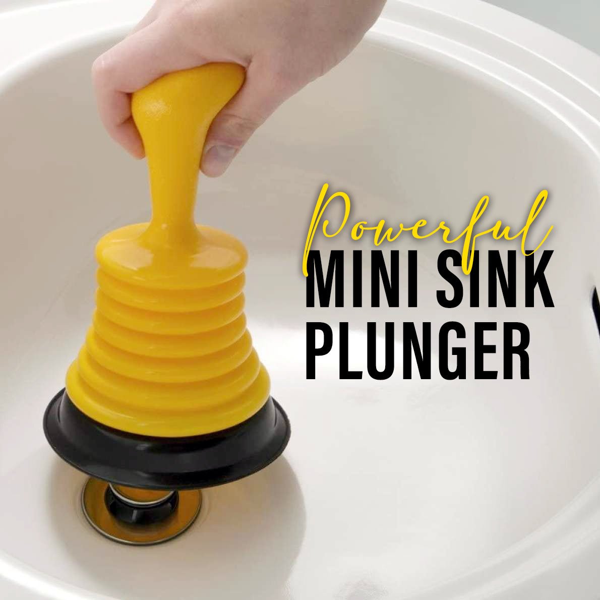 Sink and Drain Plunger for Bathrooms, Kitchens, Sinks, Baths and Showe